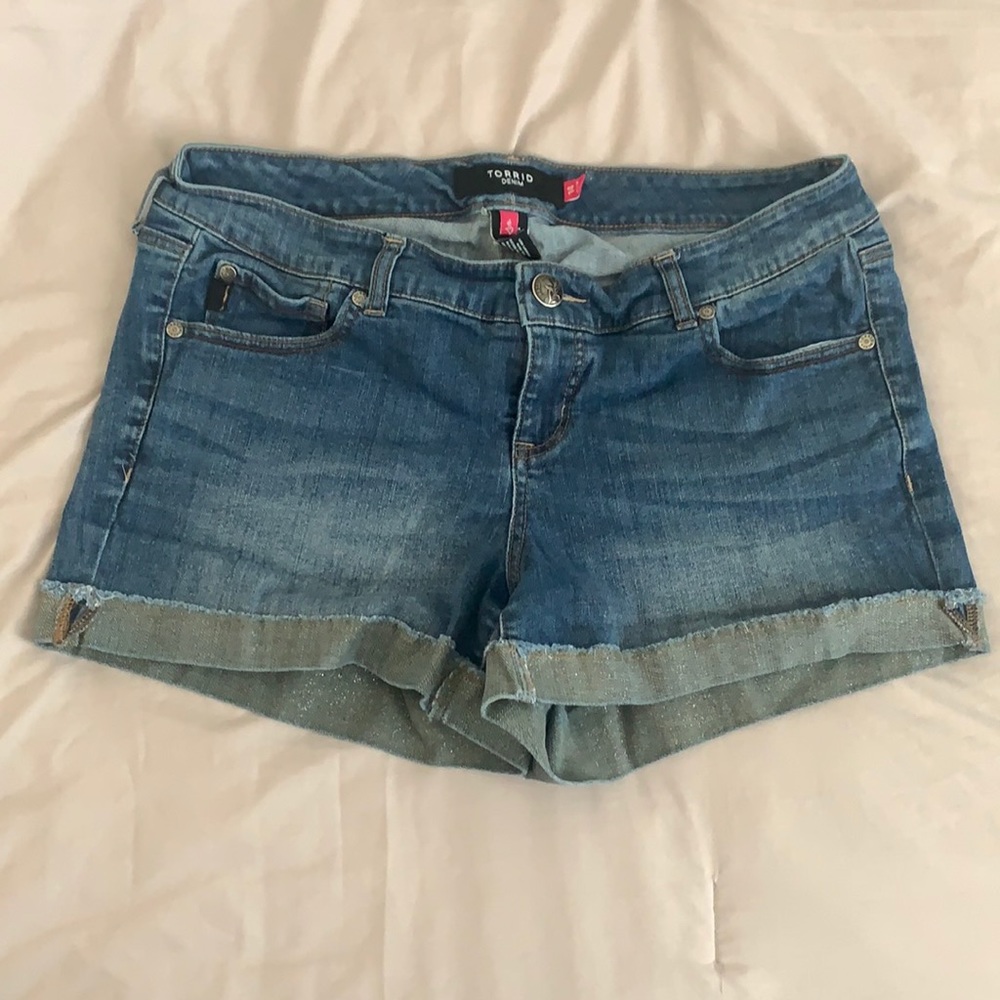 Torrid denim shorts